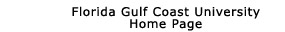 Florida Gulf Coast University Home Page